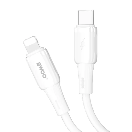 BWOO X329CL USB kábel USB-C - Lightning 27W 1m fehér - 3