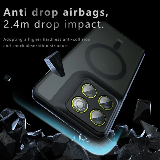 Motorola Edge 70 Techsuit - PureFrost MagSafe - Fagyos Fekete tok - 6