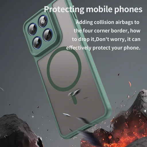 Motorola Edge 70 Techsuit - HaloFrost II MagSafe - Green tok - 11