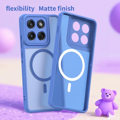 Motorola Edge 70 Sky Blue Techsuit - HaloFrost II MagSafe tok - 3