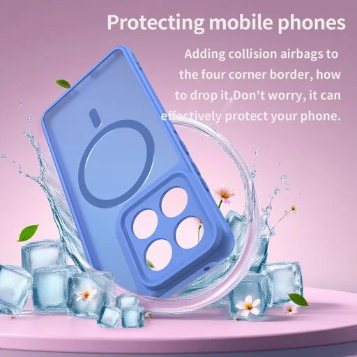 Motorola Edge 70 Sky Blue Techsuit - HaloFrost II MagSafe tok - 7