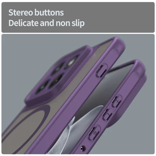 Motorola Edge 70 Techsuit - HaloFrost II MagSafe - Lila tok - 6