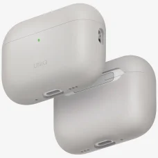 AirPods Pro 3 UNIQ Lino Szilikon tok bézs
