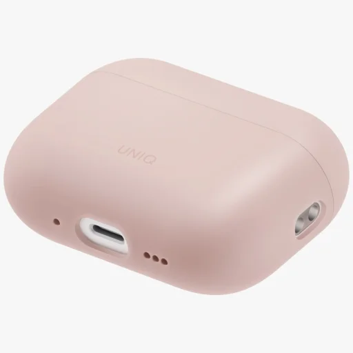 AirPods Pro 3 tok UNIQ Lino Silicone rózsaszín tok - 2