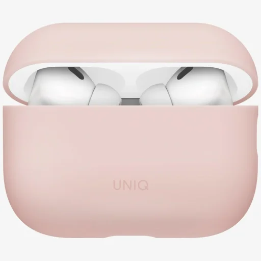 AirPods Pro 3 tok UNIQ Lino Silicone rózsaszín tok - 3