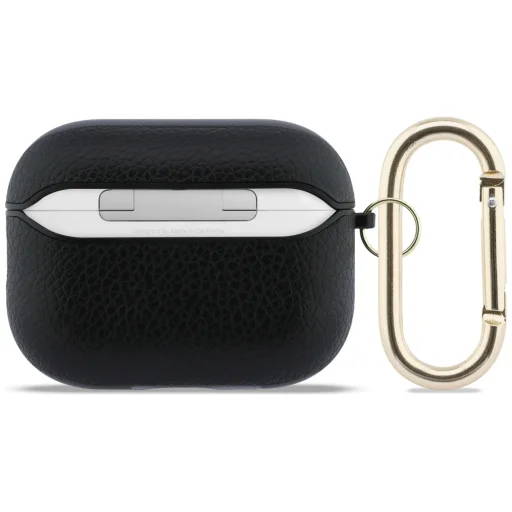 Apple AirPods Pro 3 Guess Grained Classic Logo akasztós tok fekete - 2