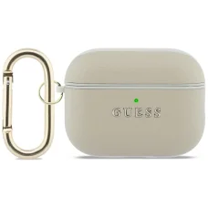 Apple AirPods Pro 3 Guess Klasszikus Logóval ellátott Grained tok arany