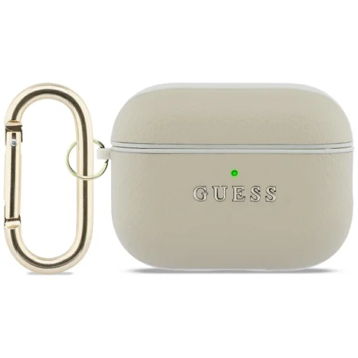 Apple AirPods Pro 3 Guess Klasszikus Logóval ellátott Grained tok arany - 1