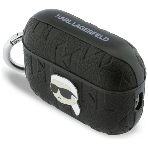Apple AirPods Pro 3 Karl Lagerfeld Monogram Karl Head fekete tok - 3