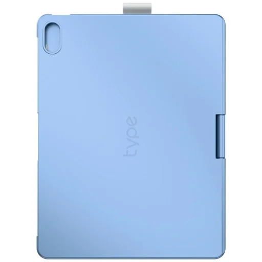 iPad 11" (A16) 2025 / iPad 10.9" 2022 világoskék billentyűzetes tok - 2