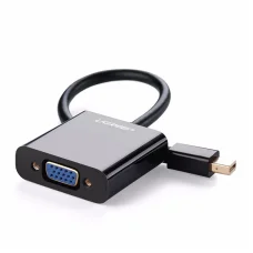 UGREEN Video Adapter, MiniDisplayPort - VGA, 1080P, Fekete