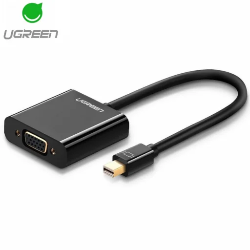 UGREEN Video Adapter, MiniDisplayPort - VGA, 1080P, Fekete - 6