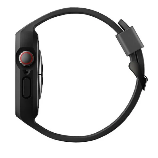 Apple Watch 44/45 mm UNIQ Monos Szíj + Tok 2 az 1-ben éjfekete - 3