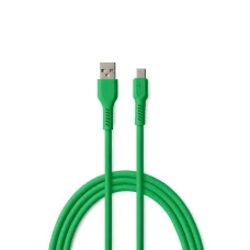 COLORUM USB-A - USB-C 1,8m 3A CK60-AC-04 kábel zöld