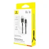 Data Cable Dura Series USB to Type-C, Gyors töltés, 60W, 480Mbps, Naylon, 1m - Arany / Fekete Baseus thumbnail