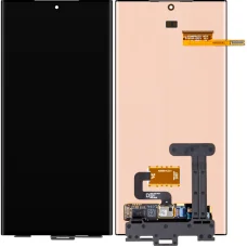 LCD Kijelző Modul Samsung Galaxy S23 Ultra S918-hoz, keret nélkül, fekete