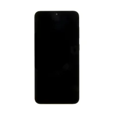 LCD kijelző + Érintőképernyő + Előlapi borítás Samsung S916 Galaxy S23+ Phantom Fekete (Service Pack) üvegfólia