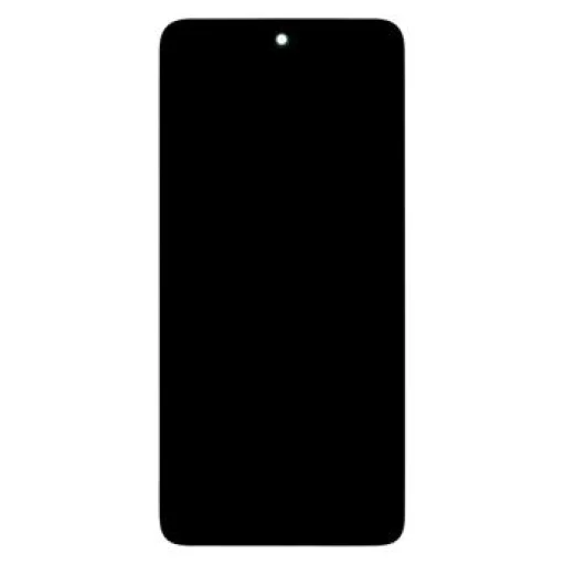 LCD kijelző + Érintőegység + Elülső borítás Xiaomi Redmi Note 14 4G (Global Version) Fekete (szerviz csomag) - 1