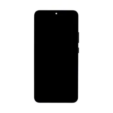 LCD kijelző + Érintőegység + Előlapi borítás Samsung S906B Galaxy S22+ Phantom Black