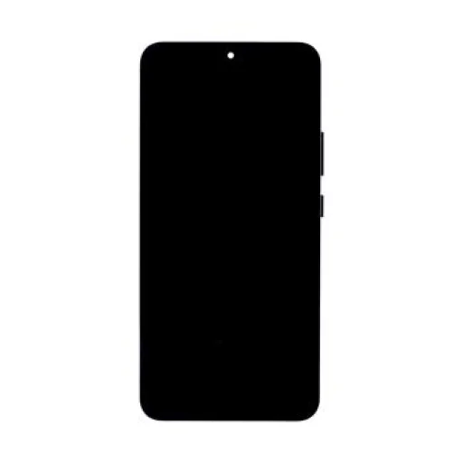 LCD kijelző + Érintőegység + Előlapi borítás Samsung S906B Galaxy S22+ Phantom Black - 1