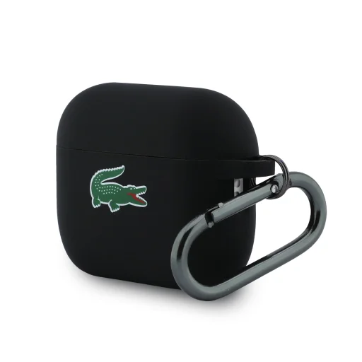 Lacoste Liquid Silicon Croc Logo tok AirPods Pro 3-hoz Fekete - 2
