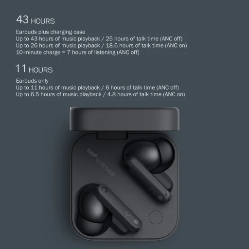CMF by Nothing Buds Pro 2, Narancs, Vezeték nélküli fülhallgató, bluetooth headset - 7