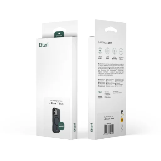 iPhone 17 Pro Max Etteri Reggeli Ködfelhő tok fekete - 7