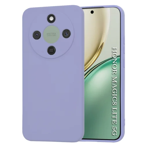 Honor Magic8 Lite Light Purple Techsuit - SoftFlex tok - 1