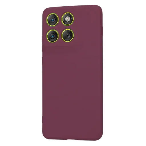 Motorola Edge 70 Plum Red Techsuit - SoftFlex tok - 3