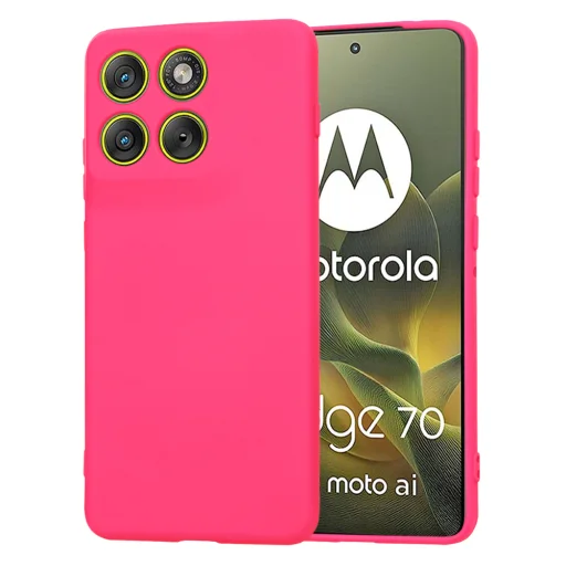 Motorola Edge 70 Hot Pink Techsuit SoftFlex tok - 1
