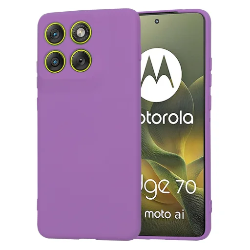 Motorola Edge 70 Lila Techsuit SoftFlex tok - 1