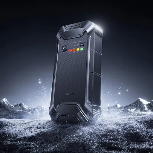 Baseus - Car Jump Starter PrimeTrip VJ1 (C0119400) - 5000A, 12000mAh, 12V - Fekete - 4