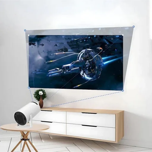 Yesido Mini Projektor (TV14) - HD Felbontás, Hordozható, 120ANSI - Fehér - 4