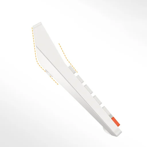 Yesido - Asztali számológép (EC10) - LCD kijelző, ergonomikus kialakítás, napelemes és elemes áramforrás, max 12 számjegyű szám - Fehér - 2