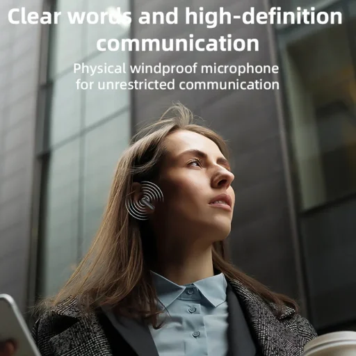 Yesido - Vezeték nélküli fülhallgatók (TWS26) - Sztereó, mikrofonnal, Bluetooth, 13mm hangszóró, fülbe helyezhető kialakítás, 250mAh - Fekete - 6