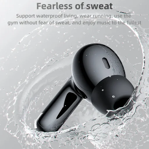 Yesido - Vezeték nélküli fülhallgatók (TWS26) - Sztereó, mikrofonnal, Bluetooth, 13mm hangszóró, fülbe helyezhető kialakítás, 250mAh - Fekete - 7