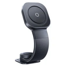 Baseus C03 Pro mágneses műszerfal tartó - Állítható, Type-C, 3M ragasztóval - Fekete