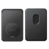 Baseus - Mágneses Pénztárca Állvány MagPro 3 (P70385000123-00) - Akár 3 Kártya, 360°-os Állvány Forgathatóság, RFID-Blokkolás - Kozmikus Fekete thumbnail