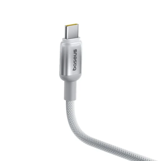 USB-A to USB-C Ezüst 100W 480Mbps 2m Baseus - Data Cable Discolor (E0420803) - 4