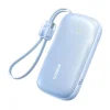 Baseus Power Bank EnerFill FC21 Qpow 3 Ultra (E0027Q03) - Levehető kábellel, 10000mAh, 45W, Digitális kijelző - Galaxy Blue thumbnail