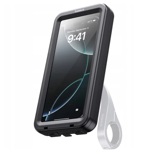 Baseus - Kerékpártartó PrimeTrip VB1 RainShield (C0013D01) - Mágneses tartás, Állítható, Lopásgátló rendszer - Kozmikus fekete - 1