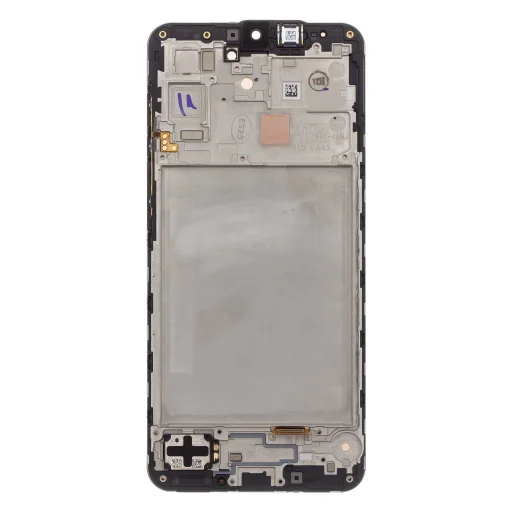 Samsung A176 Galaxy A17 5G LCD kijelző + érintőegység + előlapi burkolat fekete (szerviz csomag) - 2