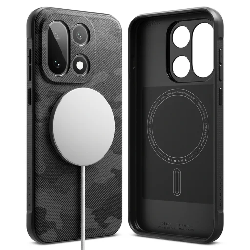  OnePlus 15 Camo Black Ringke Onyx MagSafe tok - 1