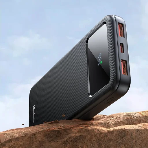 Power Bank Mcdodo (MC-4220) - Type-C + 2x USB-A Portok, 10000mAh, 22.5W, LED Kijelző - Fekete - 3