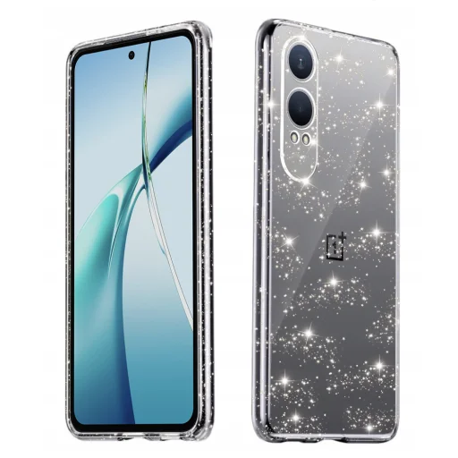 OnePlus Nord CE4 Lite Techsuit SparkleSkin Series - Átlátszó tok - 1