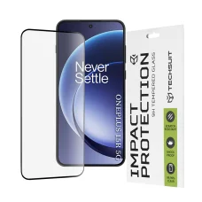 OnePlus 15R Fekete Techsuit 111D Teljes Fedés / Teljes Ragasztású Üveg üvegfólia