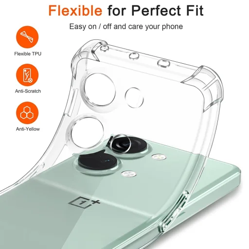 OnePlus Nord 3 Átlátszó Techsuit - Shockproof Clear Silicone tok - 3