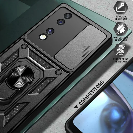 Honor 70 Techsuit CamShield Series - Fekete tok - 3