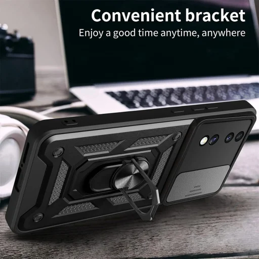 Honor 70 Techsuit CamShield Series - Fekete tok - 4
