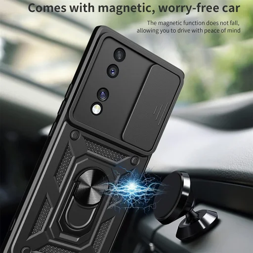 Honor 70 Techsuit CamShield Series - Fekete tok - 5